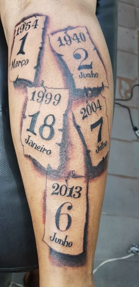 Men’s Tattoos Meaningful, Best Family Tattoos For Men, Family Tattoo Designs For Men, Family Tattoo Ideas For Men Arm, 1993 Tattoo, Calendar Tattoo, Upper Arm Tattoos For Guys, Dog Tags Tattoo, Mom Baby Tattoo