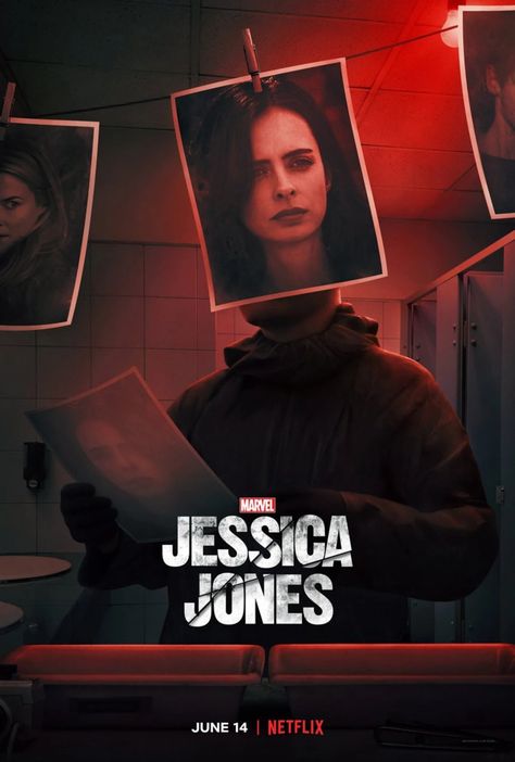 Jessica Jones Season 3 poster Oa Netflix, Class 09, Detective Movies, Jessica Jones Marvel, Rachael Taylor, Krysten Ritter, Film Poster Design, Luke Cage, Thriller Movie