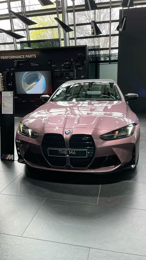 Pink Bmw, Bmw 4 Series Gran Coupe, Bmw Sport, Pink Cars, Carros Bmw, Dream Cars Bmw, Car Deco, Pimped Out Cars, Lovely Car