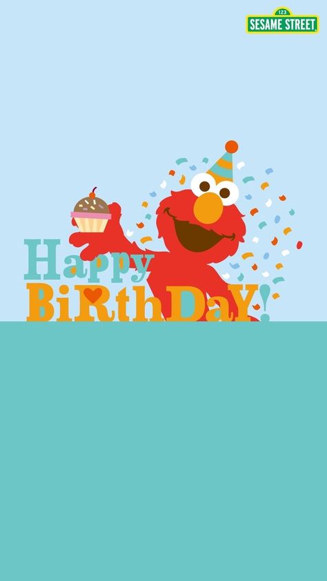 Sesame Street Wallpaper, Elmo Wallpaper, Street Wallpaper, Elmo And Friends, Party Wallpaper, Dad Birthday Cakes, Birthday Painting, Sesame Street Muppets, App Anime