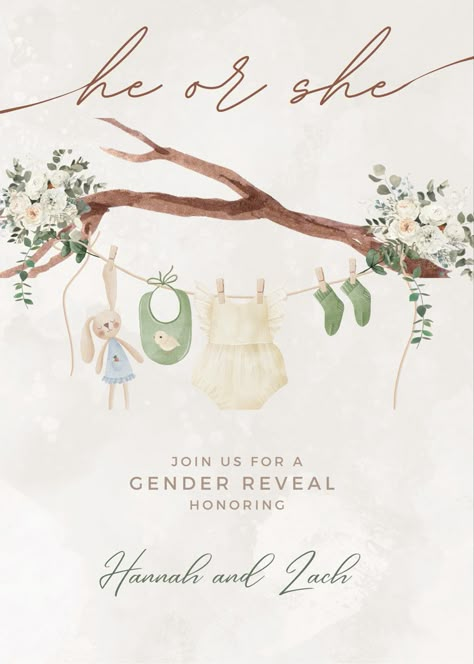 White And Green Gender Reveal, Nature Theme Gender Reveal, Cottage Core Gender Reveal, Gender Reveal Vintage Theme, Boho Gender Reveal Party Decorations, Botanical Gender Reveal, Greenery Gender Reveal Party, Whimsical Gender Reveal, Earthy Gender Reveal