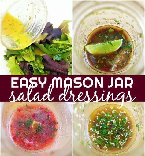 Easy Vinaigrette, Vinaigrette Recipes Easy, Homemade Dressing Recipe, Mason Jar Salads, Salad Jar Recipe, Jar Salads, Jar Salad, Mason Jar Salad Recipes, Simple Vinaigrette