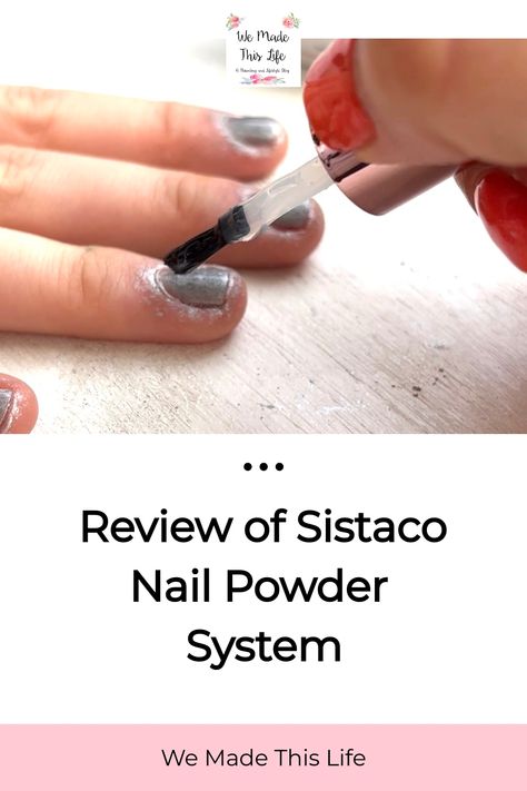 Applying Sistaco nail powder with a brush to fingernails. Sistaco Nail Colours, Sistaco Nail Ideas, Sistaco Nails, Deluxe Nails, Manicured Nails, Weaning Recipes, Christmas Savings, Working Mums, Tea Companies