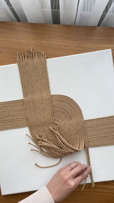 Art Painting | Handmade Graft | "Let's create art with jute twine! 🎨✨ What do you think of the final masterpiece? #JuteTwineArt #DIYCrafts #CreativeExpressions… | Instagram Jute Wall Art, Eco Printing Textiles, Baby Logo Design, Rope Crafts, Eco Printing, Macrame Design, Jute Twine, String Art, Creative Expressions