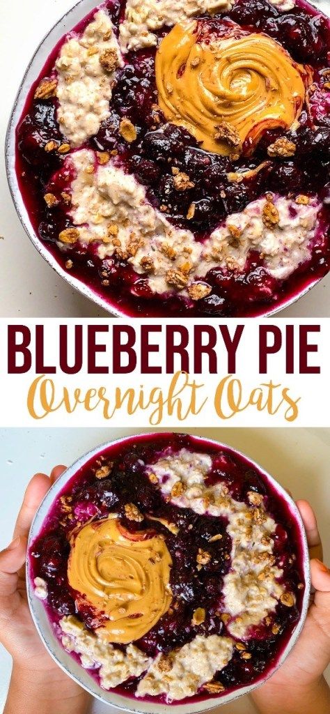 Oat Recipes Healthy, Overnight Oats Recipe Healthy, Blueberry Compote, Overnight Oats Healthy, Oats Recipe, Pure Vanilla, Vanilla Coconut, Blueberry Pie, Overnight Oats Recipe