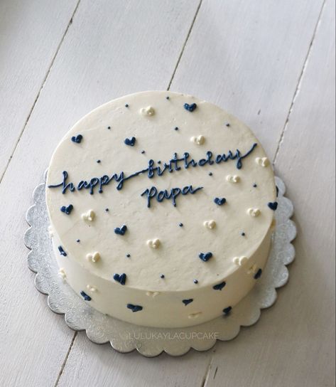 Birthday Cake For Papa, Cake For Boyfriend, Small Birthday Cakes, Mini Torte, Birthday Cakes For Teens, Pastel Cakes, Simple Cake Designs, Funny Birthday Cakes, Mini Cakes Birthday