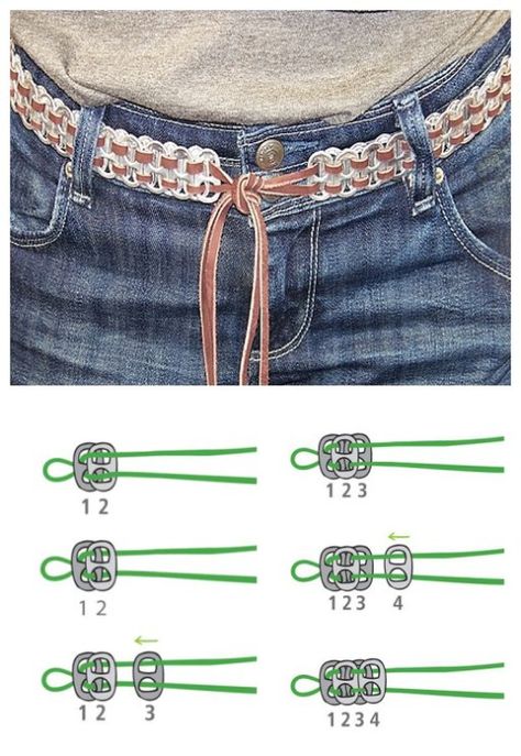 How to DIY Pretty Soda Pull Tab Belt | www.FabArtDIY.com LIKE Us on Facebook ==> https://www.facebook.com/FabArtDIY Pop Top Crafts, Pop Can Tabs, Soda Tab Crafts, Can Tab Crafts, Soda Can Tabs, Pop Tab Crafts, Soda Can Crafts, Can Tabs, Soda Tabs