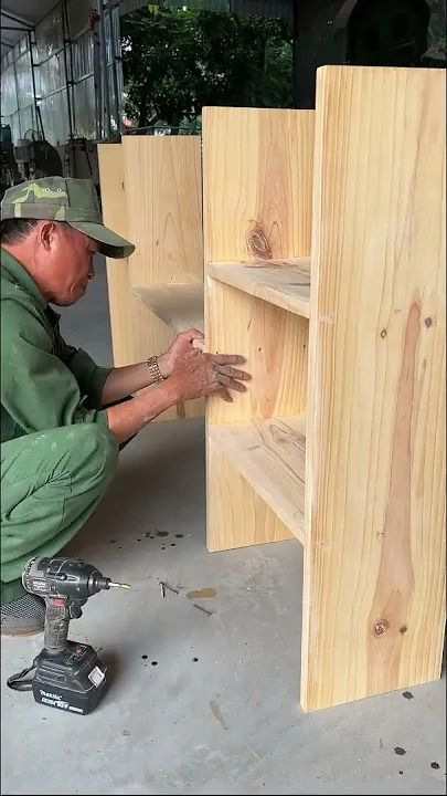 How To Make Bookshelves With Simple Tools#WoodworkingSkillDo you have an idea, a project to work on or a proposal? Please leave a comment below. We will do i... How To Make Bookshelves, Bedroom Inspirations, Leave A Comment, Work On, Bookshelves, To Work, Home Diy, Tools, Bedroom