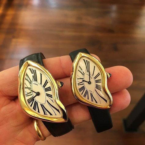 All Posts • Instagram Old Cartier Watch, Cartier Crash Watch Women, Cartier Crash Watch Aesthetic, Cartier Watch Aesthetic, Cartier Vintage Watch, Cartier Crash Watch, Old Money Watches, Old Money Watch, Crash Watch