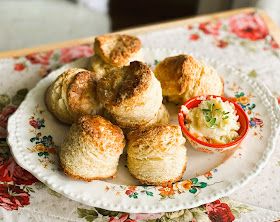 Garlic Parmesan Biscuits, Parmesan Biscuits, Homemade Baking Powder, Thyme Butter, Baking Powder Biscuits, Whipped Honey, The English Kitchen, Homemade Baking, English Kitchen