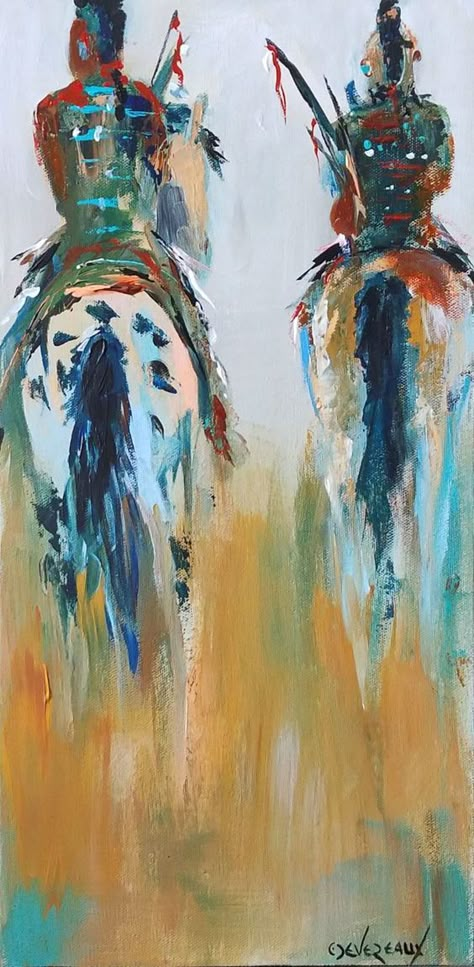 Welcoming Party, Native American Art Projects, Native American Horses, Native American Decor, Native American Paintings, Painting Room, Native American Artwork, Southwestern Art, Red Indian