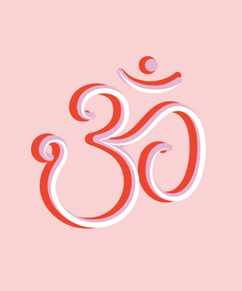 Why "Om" Is More Than Something You Say At The End Of Yoga Class #refinery29 Om Meaning, Om Pictures, Phoenix Flying, Fashion Logo Inspiration, Om Symbol Art, The Om Symbol, Om Sign, Board Themes, Yoga Symbols