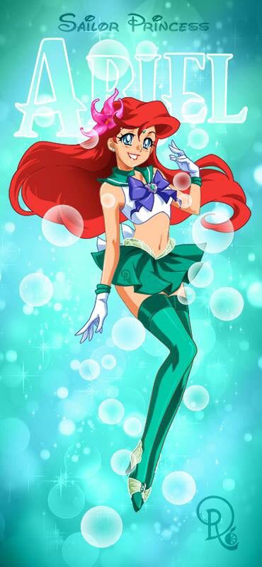 Drachea Rannak, Princesas Disney Anime, Disney Princess Anime, Disney Au, Sailor Princess, Klub Winx, Disney Icons, Cartoon Disney, Disney Princess Ariel