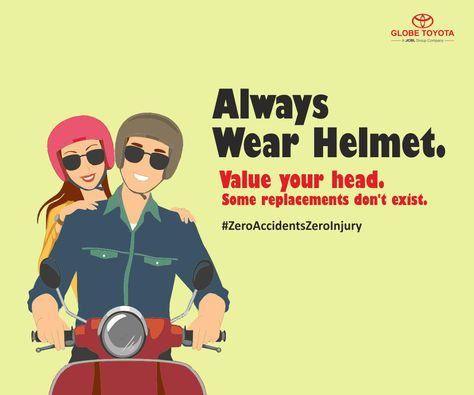 Bina helmet ke drive, do you think it looks cool? Don't make yourself a fool. Helmet chalaan se bachne ke lie nahi, apni safety ke lie pehno. #DriveSafe #NationalSafetyWeek #ZeroAccidentsZeroInjury. Safe Driving Tips, Safety Week, Driving Tips, Safe Driving, Drive Safe, Make Yourself, Car Care, The Fool, Things To Think About