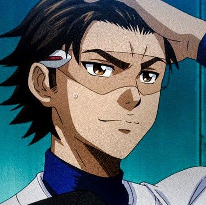 Diamond no Ace - Seidou High | #2 Captain & Catcher Miyuki Kazuya Icon, Ace Of Diamond Miyuki, Ace Of The Diamond, Ace Of Diamond, Miyuki Kazuya, Diamond No Ace, Diamond Icon, Anime Lock Screen Wallpapers, Anime Toon