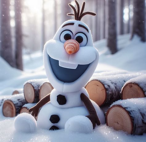 Snowman Images, Disney Olaf, Goofy Disney, Frozen Pictures, Elsa Olaf, Disney Icons, Merry Christmas Images, Frozen Inspired, Ice Crystals