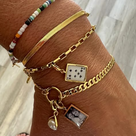 A moment for the bracelets… ✨🦋🧿🤩 #photonecklace #momowned #customcharmbracelets #charmbracelet #layerednecklaces #customjewelry #personalizedjewelry #photocharms #mom #mothersday #mothersdaygifting #photonecklace #viraljewelry #2024jewelrytrends #tiktokviraljewelry #mothersdaygifting #womenowned #shopsmall #instagramviraljewelry #myraiz #kidsjewelry Pandora Inspiration, Protective Charms, Jewelry Gallery, Locket Bracelet, Diy Things, Jewelry Accessories Ideas, Jewelry Fashion Trends, Jewelry Essentials, Stacked Jewelry