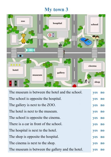 My town 3 interactive worksheet Where I Live Worksheet, My Town Activities, Place Vocabulary, Noun Town 2nd Grade, Preposition Of Place Worksheet, Esl Places In Town, Reading Comprehension For Kids, English Grammar For Kids, English Language Learning Grammar