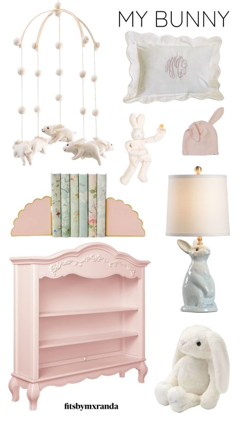 BUNNY NURSERY INSPO #homedecor #nursery #nurseryinspo #nurseryinspiration #bunny #babygirlnursery Baby Room Ideas Girl, Bunny Nursery Theme, Room Ideas Girl, Girl Nursery Inspiration, Nursery Inspiration Girl, Magic Check, Parisian Vintage, Baby Girl Nursery Ideas