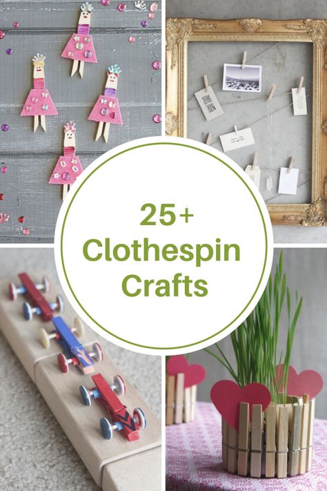 25 Clothespin Crafts Clothespin Crafts For Adults, Vintage Clothespins, Clothespin Cross, Adorable Crafts, Cupcake Liner Crafts, Clothespin Crafts Christmas, Clothespin Diy Crafts, Clothespins Diy, Wooden Clothespin Crafts