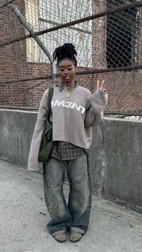 Pakaian Hipster, Street Style Outfits Casual, Outfit Inspo Casual, Mia 3, Neue Outfits, Tomboy Outfits, Tomboy Style Outfits, Streetwear Fashion Women, Swaggy Outfits