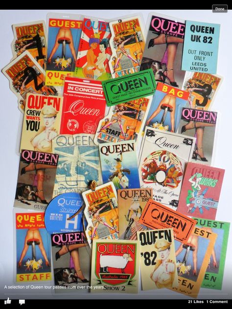 Queen tickets and passes. Queen Tickets, A Kind Of Magic, Rock N Roll Music, Music Life, My Favorite Music, Music Is Life, Leeds, Rock N, Rock N Roll