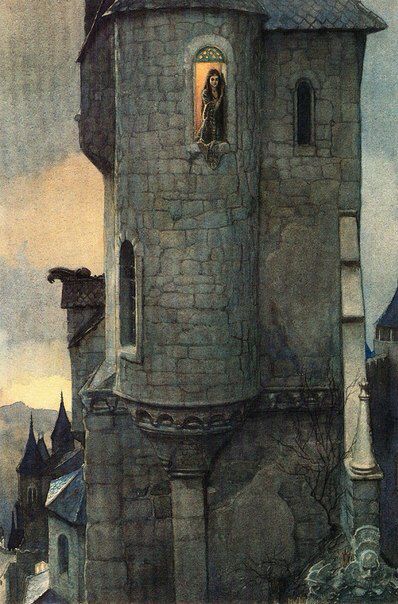 Alan Lee Alan Lee, John Howe, Castle Art, Fairytale Illustration, Arte Sketchbook, Fairytale Art, A Castle, Folk Tales, Dragon Age