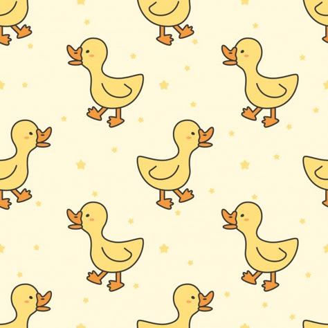 Cute Duck Illustration, Duck Background, Cat Pattern Wallpaper, Cute Seamless Pattern, Duck Wallpaper, Duck Photo, Background Cute, Duck Cartoon, Watercolour Texture Background