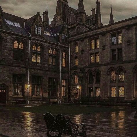 Magical Dark Academia, Dark Academia Building Exterior, Gothic Academy Aesthetic, Dark Academia Environment, Academia Building Aesthetic, Dark Academia School Exterior, Dark Adacemia, Dark Academia Castle, Dark Academia Widget