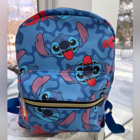 New Lilo And Stitch Backpack With Heart Motif. Smoke Free Home. Stitch Backpack, Heart Motif, Disney Accessories, Stitch Disney, Mini Backpack, Lilo And Stitch, Kids Accessories, Bag Accessories, Backpacks