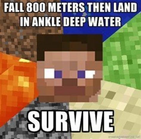 Minecraft Humor, Minecraft Logic, Minecraft Jokes, Humor Pictures, Video Game Logic, All Minecraft, Minecraft Funny, Minecraft Tips, Video Game Memes