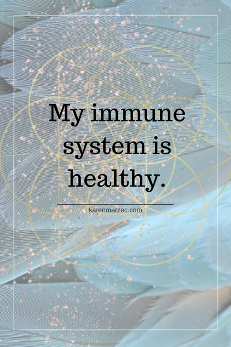 An affirmation for everyday -- "My immune system is healthy." Your cells are listening -- use the power of your words, thoughts and intentions to affirm your health and vitality.  May you be healthy. May you be whole. May you be happy.   #energy #energyhealing #affirmations #energymedicine #positivequotes #wellness #immunesystem #affirmationsforhealth # Affirmation For Healing, Healing Quotes Health, Gift Of Healing, Establish Boundaries, Affirmation Daily, Grateful Quotes, Inner Knowing, Health Affirmations, Healing Affirmations