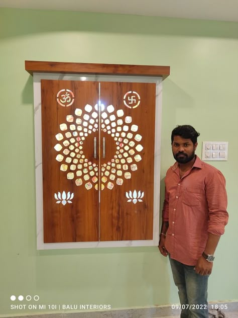 Pooja Room Pvc Door Design, Pvc Door Design, Pooja Cupboard, Pooja Shelf, Pooja Cabinet, Mandir Door, Pooja Room Door, Single Cupboard, Pooja Door