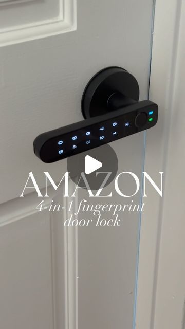 Jen Adams on Instagram: "Tap link in bio to shop! 13% off Amazon smart doorknob!🤩This smart door lock allows you to secure your home or office with your fingerprint or passcode!!!🚪☝🏻Saw this go viral on Tiktok! Hope you’re having the most amazing day, amazing loves!!! Thankful for you!!! Xo!🤗 https://liketk.it/4pTY6" Biometric Door Lock, Go Viral On Tiktok, Fingerprint Door Lock, Thankful For You, Viral On Tiktok, Amazon Kitchen Gadgets, Smart Door Locks, Smart Door, Amazon Home Decor