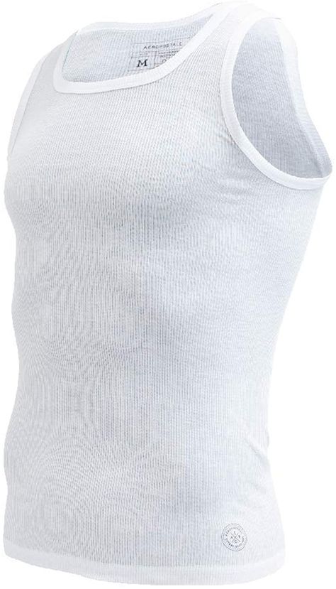 #Amazon. Amazon Affiliate link #aeropostale #mens #tank #tops #shirts #undershirts #contour #fit #pack #top #men #amazon #clothing #store #cotton #polyester #pull #closure #ashirt #undershirt #cool #comfortable #great #day #tagless #smooth #stitching #comfort Gym Gear For Men, White Tank Top Outfit, Amazon Clothing, Mens Undershirts, Mens Tank, Tank Top Outfits, Scoop Neck Tank Top, Vest White, Suit Fashion