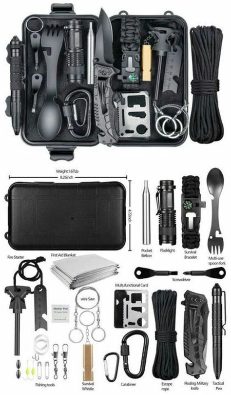 Emergency Survival Kit, Tactical Gear Loadout, Survival Life Hacks, Apocalypse Survival, Survival Equipment, Urban Survival, Survival Techniques, Tactical Survival, Survival Life