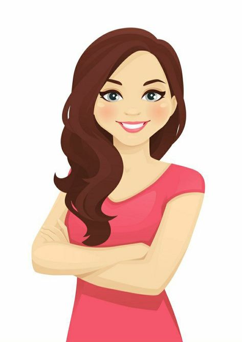 Woman With Arms Crossed, Kitchen Design Images, 2d Character Animation, Business Cartoons, Smiling Woman, Portrait Woman, Black Phone Wallpaper, Best Kitchen Designs, Vector Portrait