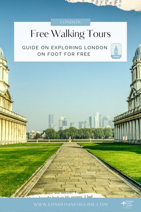 Are you on a tight budget while visiting London? Our ultimate guide to the best free walking tours in London is here to help. Discover London's rich cultural heritage without spending a penny. Perfect for history and architecture buffs! #FreeTours #LondonTravel #LondonItinerary #TravelOnABudget Best Parks In London, London Walking Tours, London Docklands, Visiting London, Westminster London, London Itinerary, Travel Guide London, Richmond Park, London Free