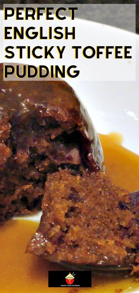 English Sticky Toffee Pudding, Sticky Toffee Pudding Cake, Sticky Pudding, English Desserts, Entertaining Food, British Desserts, Toffee Sauce, Multi Cooker, Irish Food