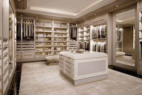 Walk In Closet Inspiration, Big Wardrobe, Luxury Closets, Closets Design, Walk In Closet Design, Wardrobe Interior, Dream Closet Design, Walking Closet, Luxury Closets Design