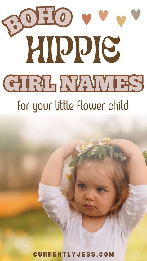 Looking for a beautiful boho baby name for your girl? Discover this list of unique and rare bohemian names inspired by nature, celestial vibes, and free-spirited charm! Perfect for parents who want an uncommon, earthy name with meaning. #BohoBabyNames #HippieGirlNames #UniqueNames Boho Girl Names, Hippie Girl Names, Names With Beautiful Meanings, Baby Girl Names Rare, Bohemian Names, Girl Names Uncommon, Names Gender Neutral, Uncommon Girl Names