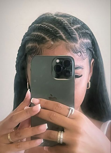 Mixed Curly Hair, Quick Natural Hair Styles, Braided Cornrow Hairstyles, Protective Hairstyles Braids, Curly Hair Styles Easy, Natural Curls Hairstyles, Hairdos For Curly Hair, Pretty Braided Hairstyles, Hairstyle Inspo