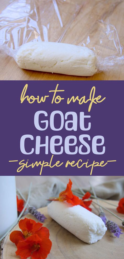 How to make a simple goat cheese