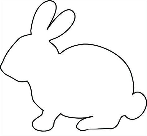 600x555 Bunny Outline Printable Bunny Face Printable Bunny Silhouette Easter Bunny Template, Animal Outline, Bunny Templates, Animal Templates, Easter Templates, Applique Templates, Easter Colouring, Easter Art, Easter Printables