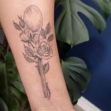 Wooden spoon tattoo Wooden Spoon Tattoo Ideas, Wooden Spoon Tattoo, Spoon Tattoo Ideas, Spoon Tattoo, Spoon Theory Tattoo, Spoonie Tattoo, Tricep Tattoos, Teacup Tattoo, In Loving Memory Tattoos