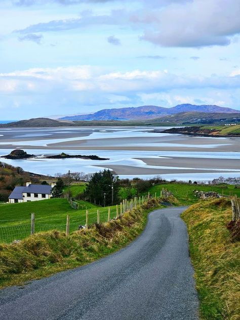 Postcards From Ireland | Another lovely day in Donegal.🌞 Moving To Ireland, Donegal Ireland, Genius Loci, Scottish Islands, Lovely Day, Scotland Travel, Ireland Travel, Winter Aesthetic, Island Life