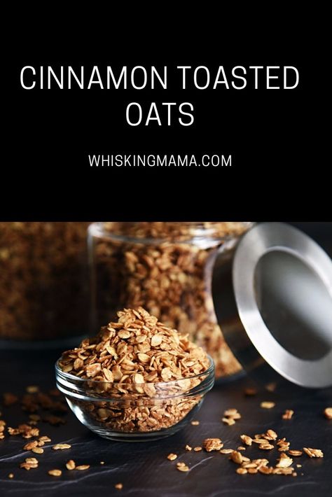 Roasted Oats Recipe, Toasted Oats Granola, Toasted Oats Recipe, Oat Cereal Recipe, Crispy Oats, Toasted Granola, Toasted Oatmeal, Stovetop Granola, Crunchy Oats