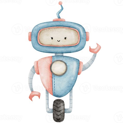 Robot Clipart, Cute Robot, Baby Art, Free Png, Royalty, Royalty Free, Clip Art, Illustrations, Quick Saves