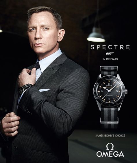 Omega Diver 300, Omega Watch Mens, James Bond Omega Watch, Omega Seamaster 300 Spectre, Omega James Bond, Omega 007, James Bond Suit, Omega Seamaster James Bond, Bond Outfits