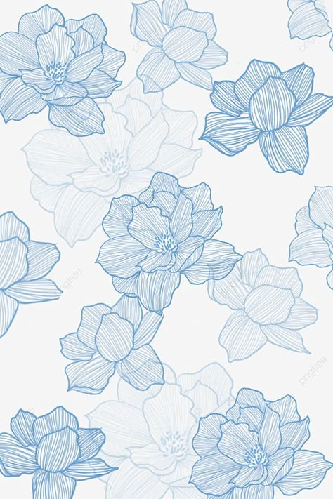 Pattern Moodboard, Textile Pattern Texture, Textile Pattern Design Fashion, Blue Clipart, Outline Pattern, Flower Pattern Drawing, Flower Print Pattern, Business Card Texture, Clipart Flowers